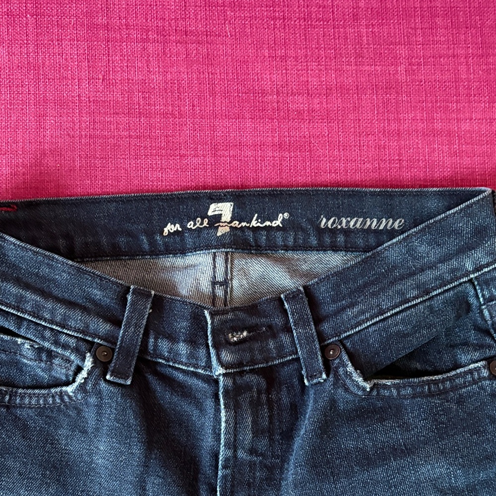 7 For All Mankind Dark Blue Denim